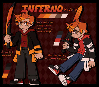 Artwork of a personal character